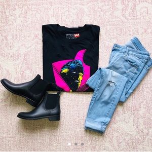 Distressed Marvel T Shirt